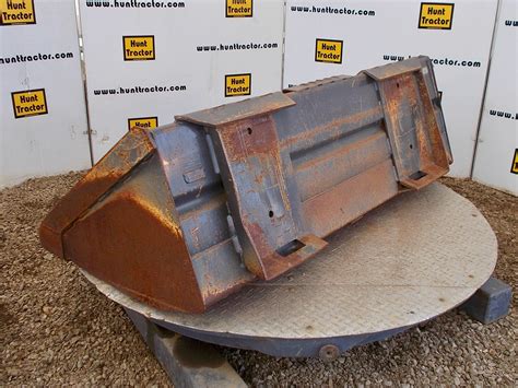 skid loader buckets used|used 60 skid steer bucket.